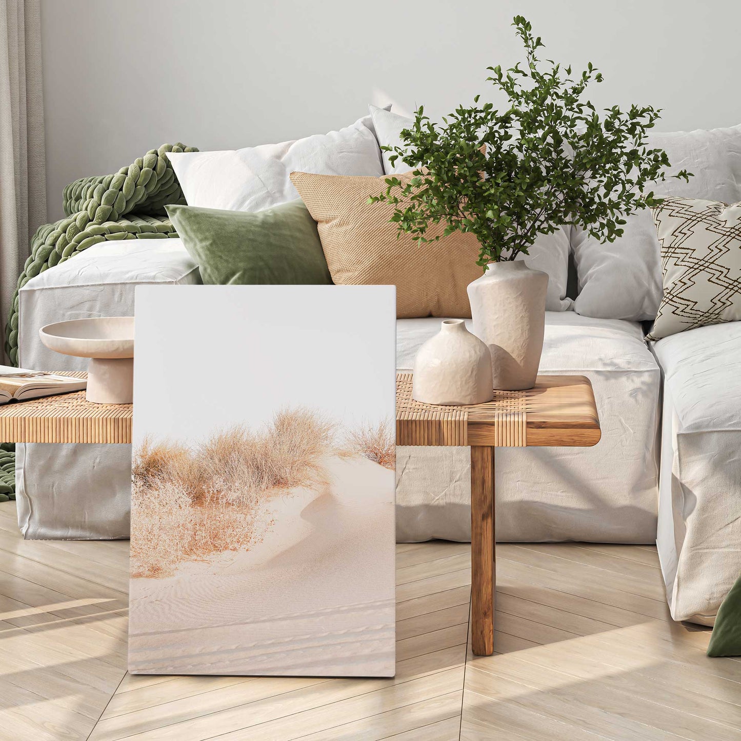 Soft Sand Dunes Canvas Print