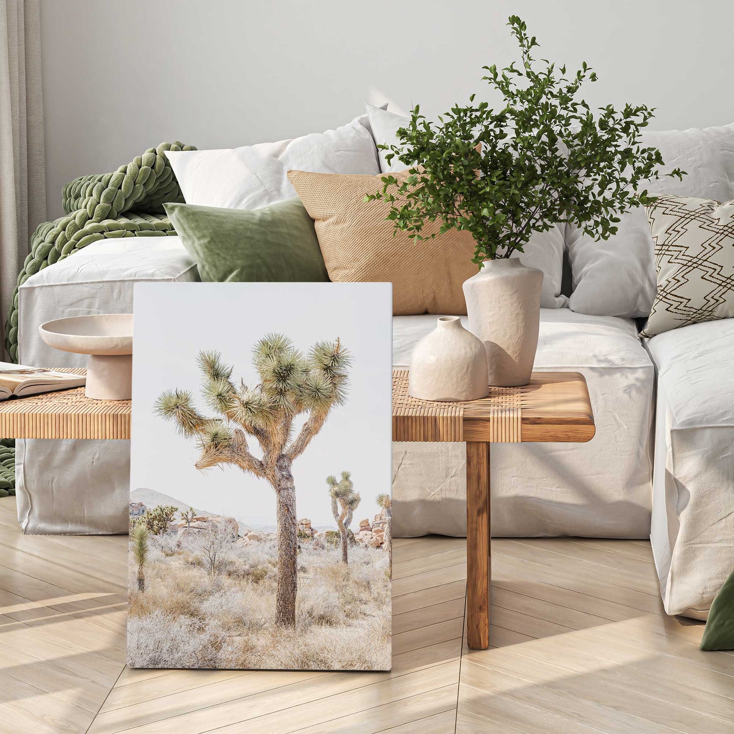 Lone Joshua Tree Canvas Print