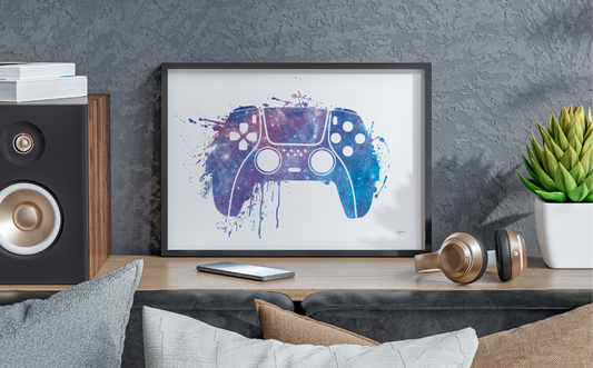 Wall Art With Video Game Art Vibes for MAR10 Day