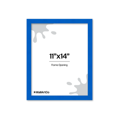 The Head Turner - Blue Picture Frame