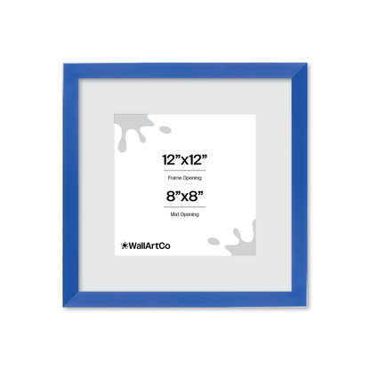 The Head Turner - Blue Picture Frame