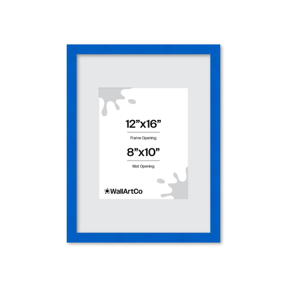 The Head Turner - Blue Picture Frame