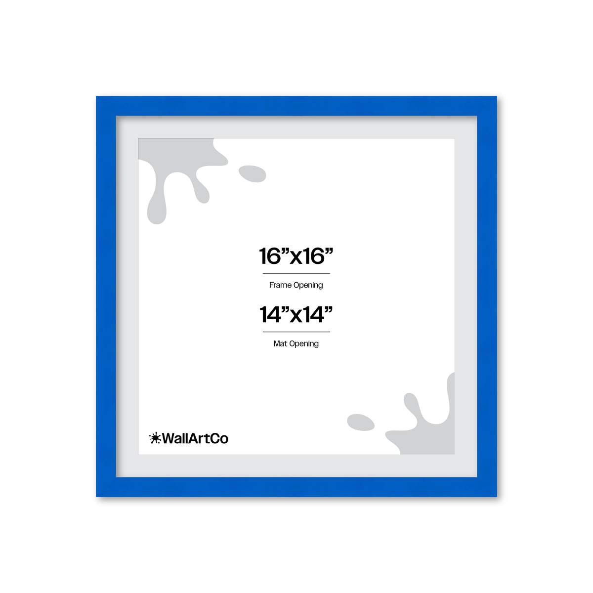 The Head Turner - Blue Picture Frame