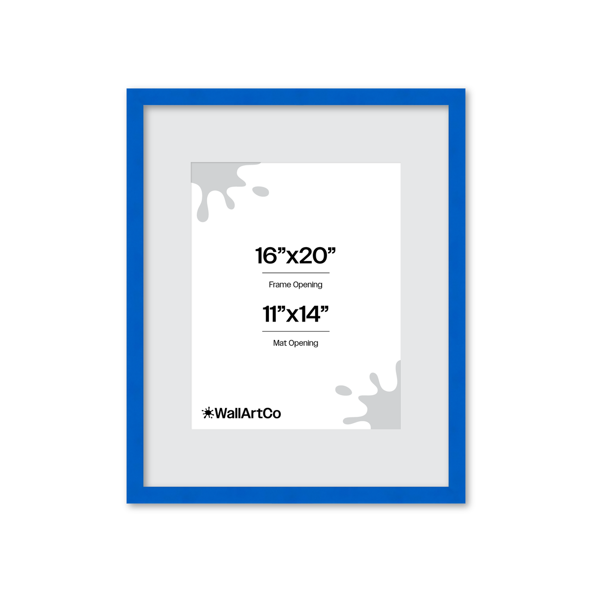 The Head Turner - Blue Picture Frame