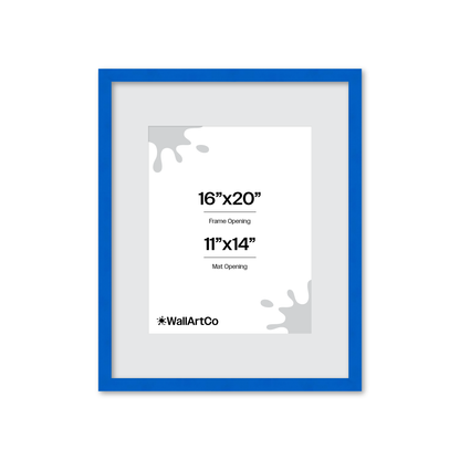 The Head Turner - Blue Picture Frame