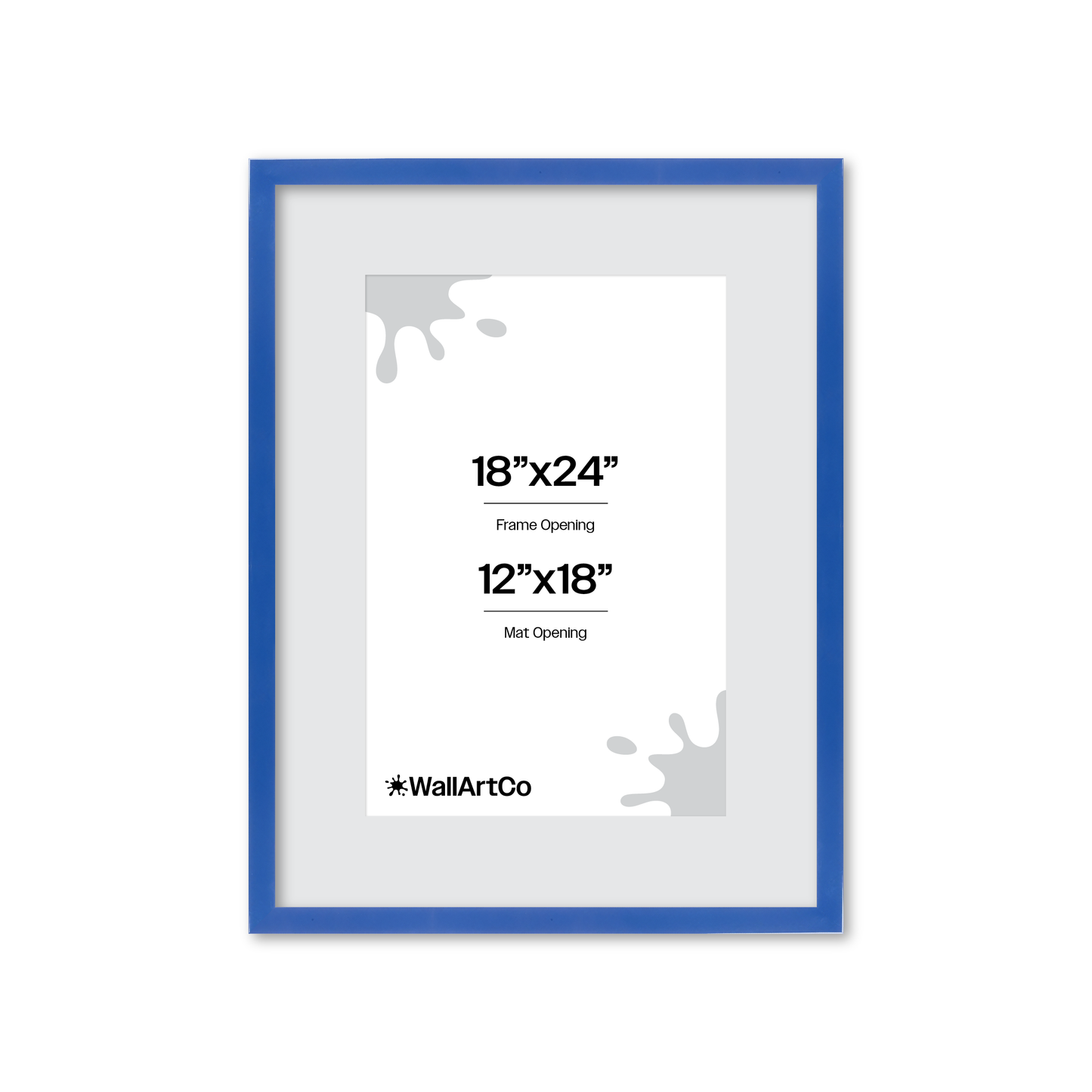 The Head Turner - Blue Picture Frame
