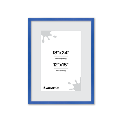 The Head Turner - Blue Picture Frame