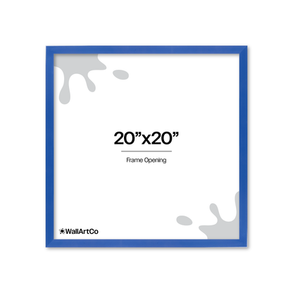 The Head Turner - Blue Picture Frame
