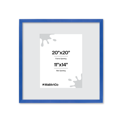 The Head Turner - Blue Picture Frame