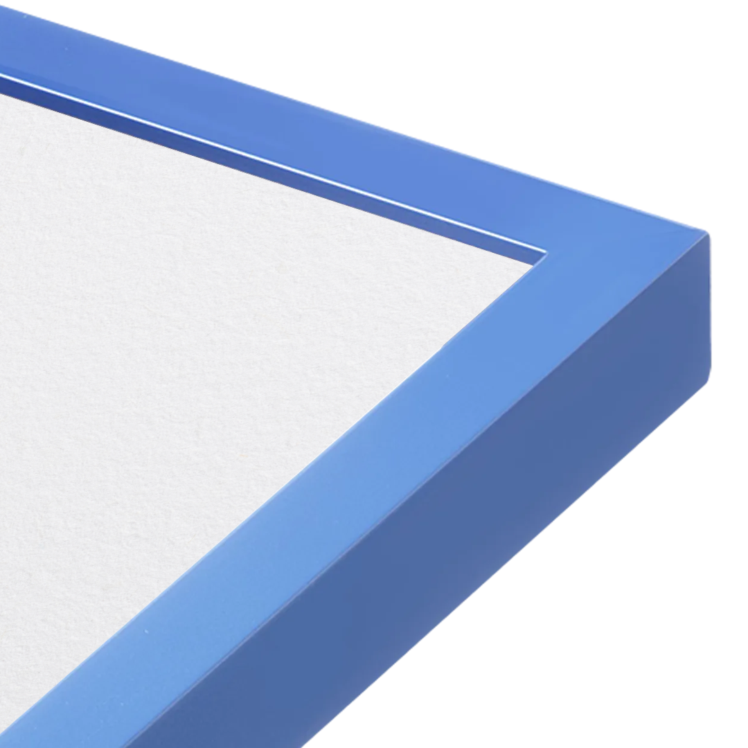 The Head Turner - Blue Picture Frame