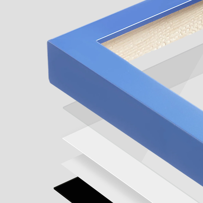 The Head Turner - Blue Picture Frame