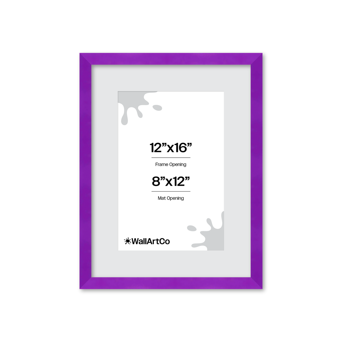The Head Turner - Purple Picture Frame