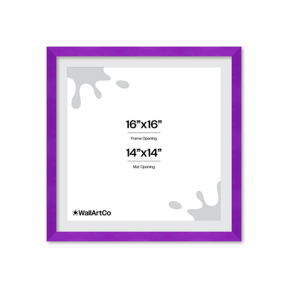 The Head Turner - Purple Picture Frame