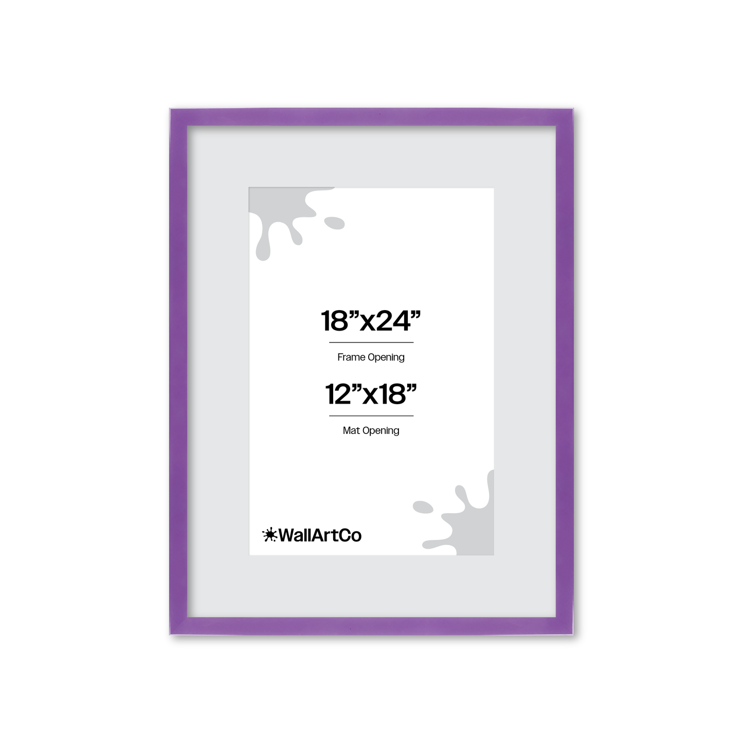 The Head Turner - Purple Picture Frame