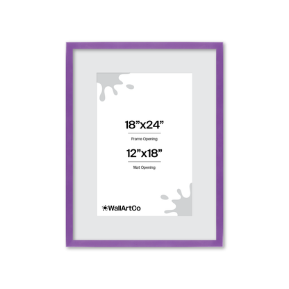 The Head Turner - Purple Picture Frame