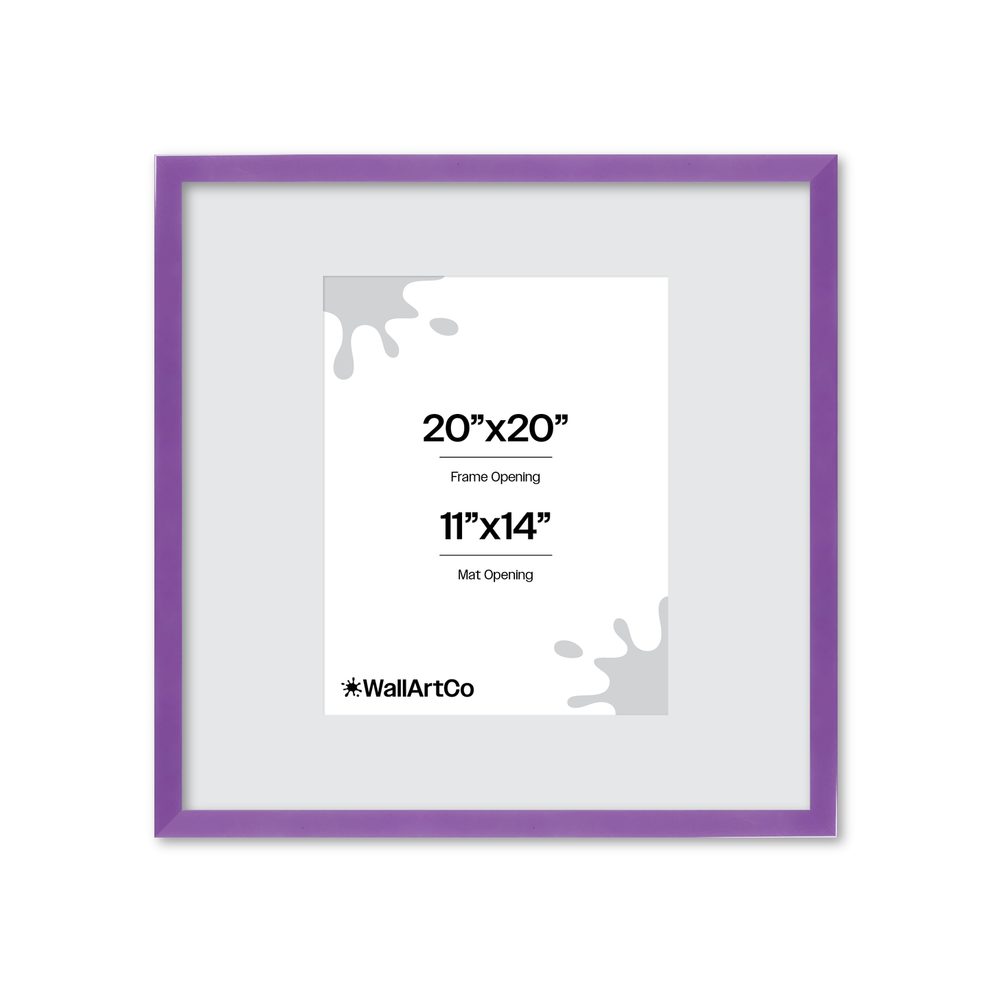 The Head Turner - Purple Picture Frame