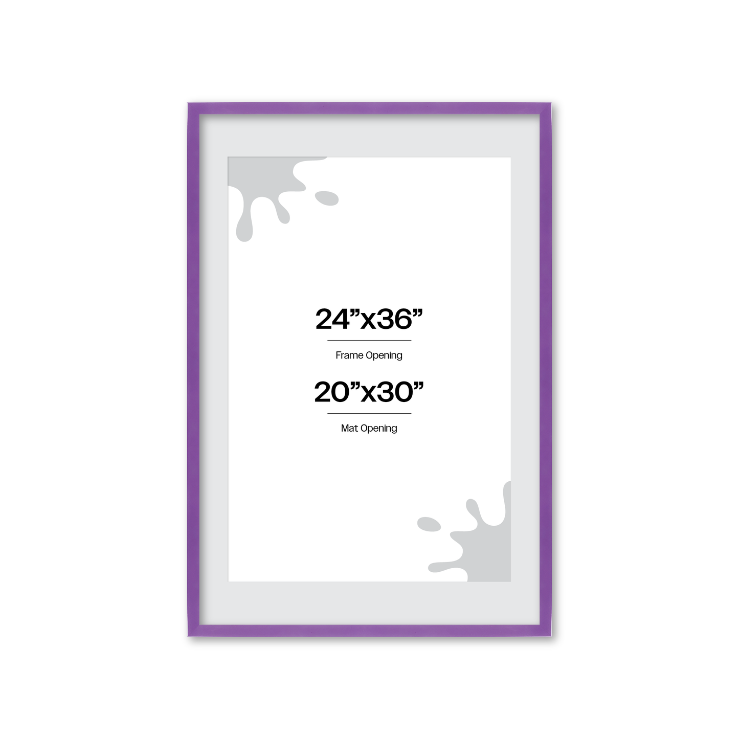 The Head Turner - Purple Picture Frame