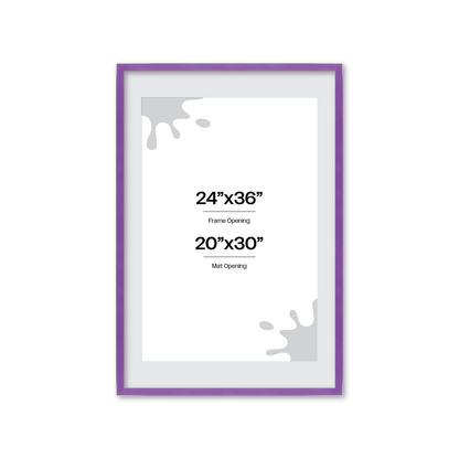 The Head Turner - Purple Picture Frame