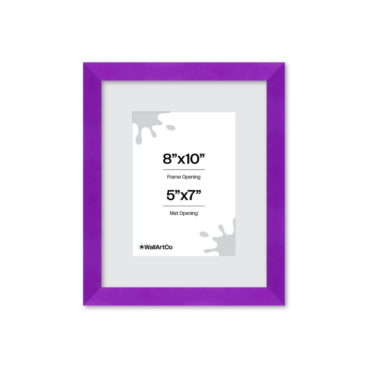 The Head Turner - Purple Picture Frame