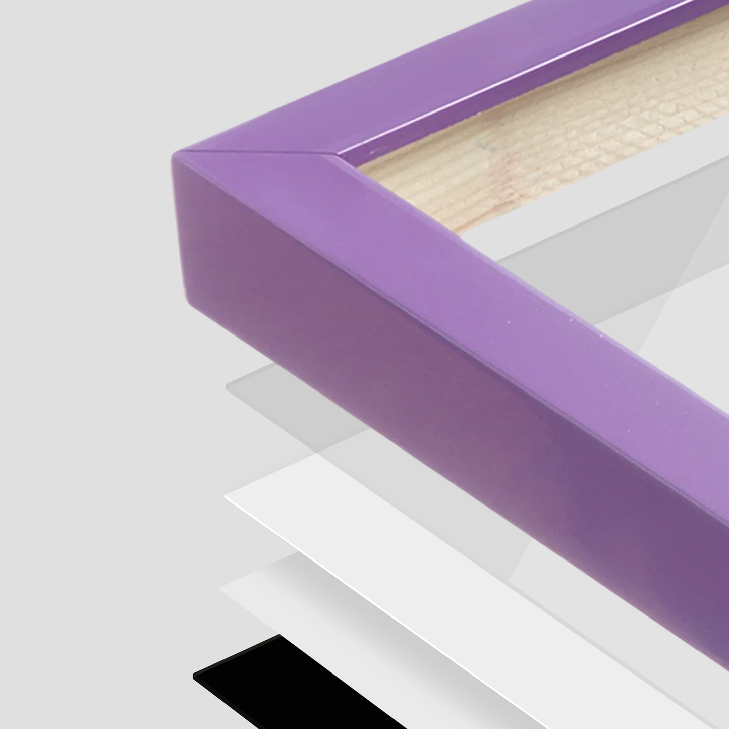 The Head Turner - Purple Picture Frame