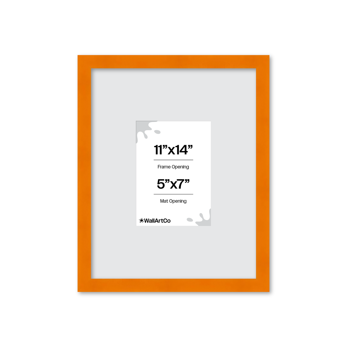 The Head Turner - Orange Picture Frame