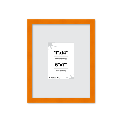 The Head Turner - Orange Picture Frame