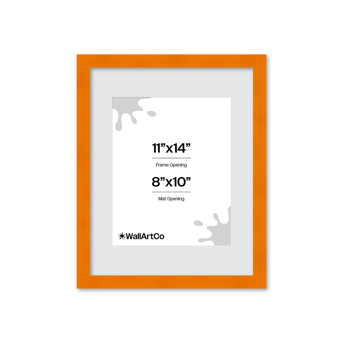 The Head Turner - Orange Picture Frame