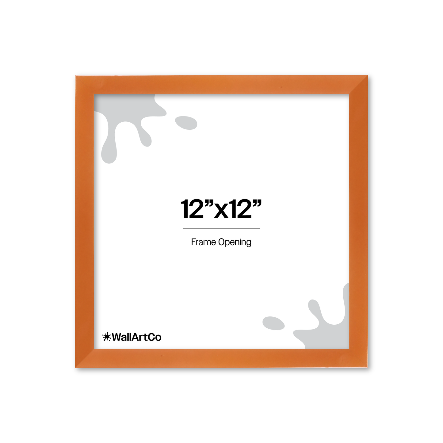 The Head Turner - Orange Picture Frame