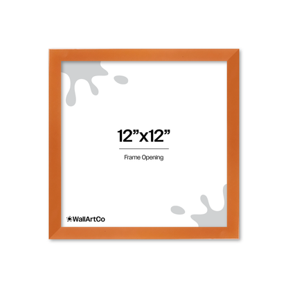 The Head Turner - Orange Picture Frame