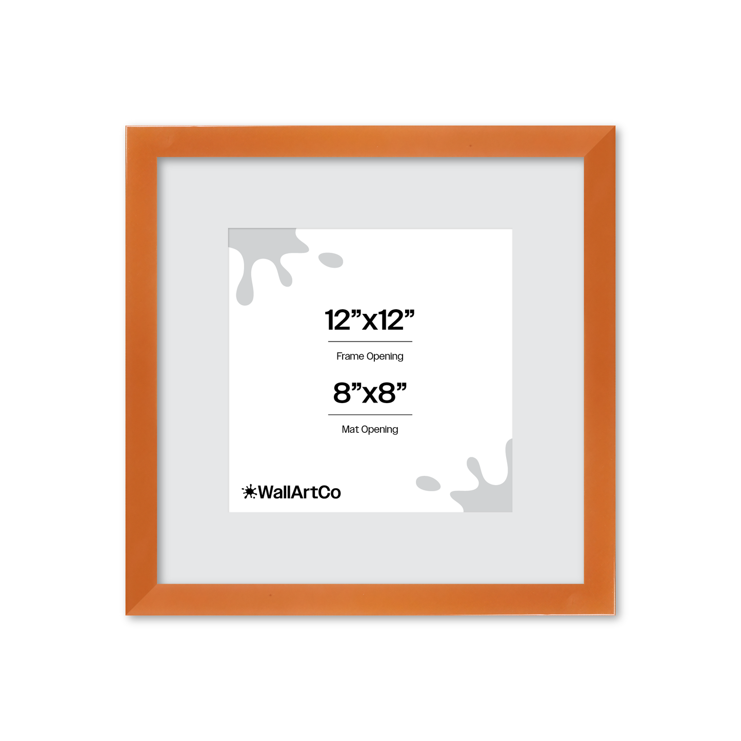 The Head Turner - Orange Picture Frame