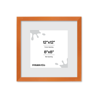The Head Turner - Orange Picture Frame