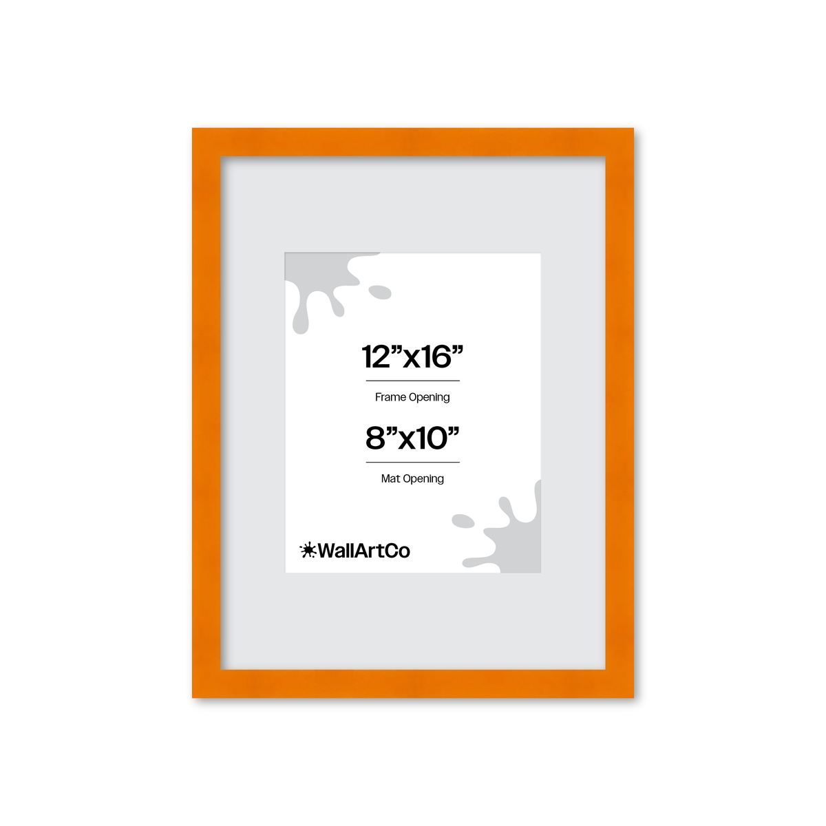 The Head Turner - Orange Picture Frame