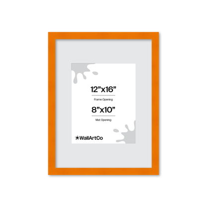 The Head Turner - Orange Picture Frame