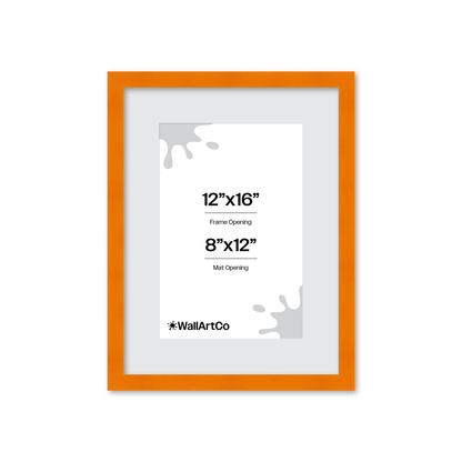 The Head Turner - Orange Picture Frame