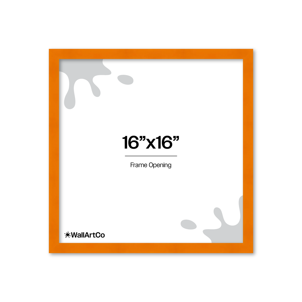 The Head Turner - Orange Picture Frame