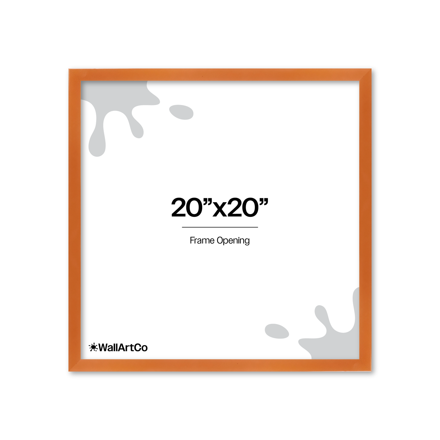 The Head Turner - Orange Picture Frame