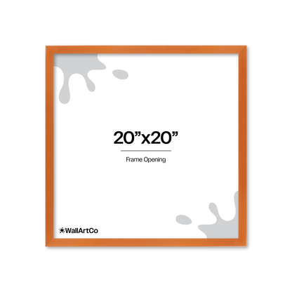The Head Turner - Orange Picture Frame
