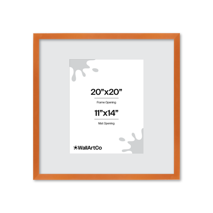 The Head Turner - Orange Picture Frame