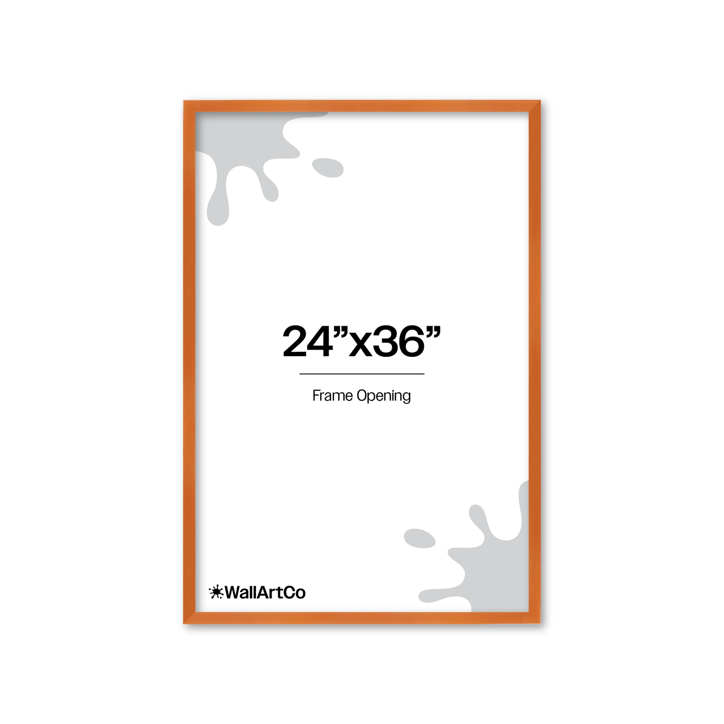 The Head Turner - Orange Picture Frame