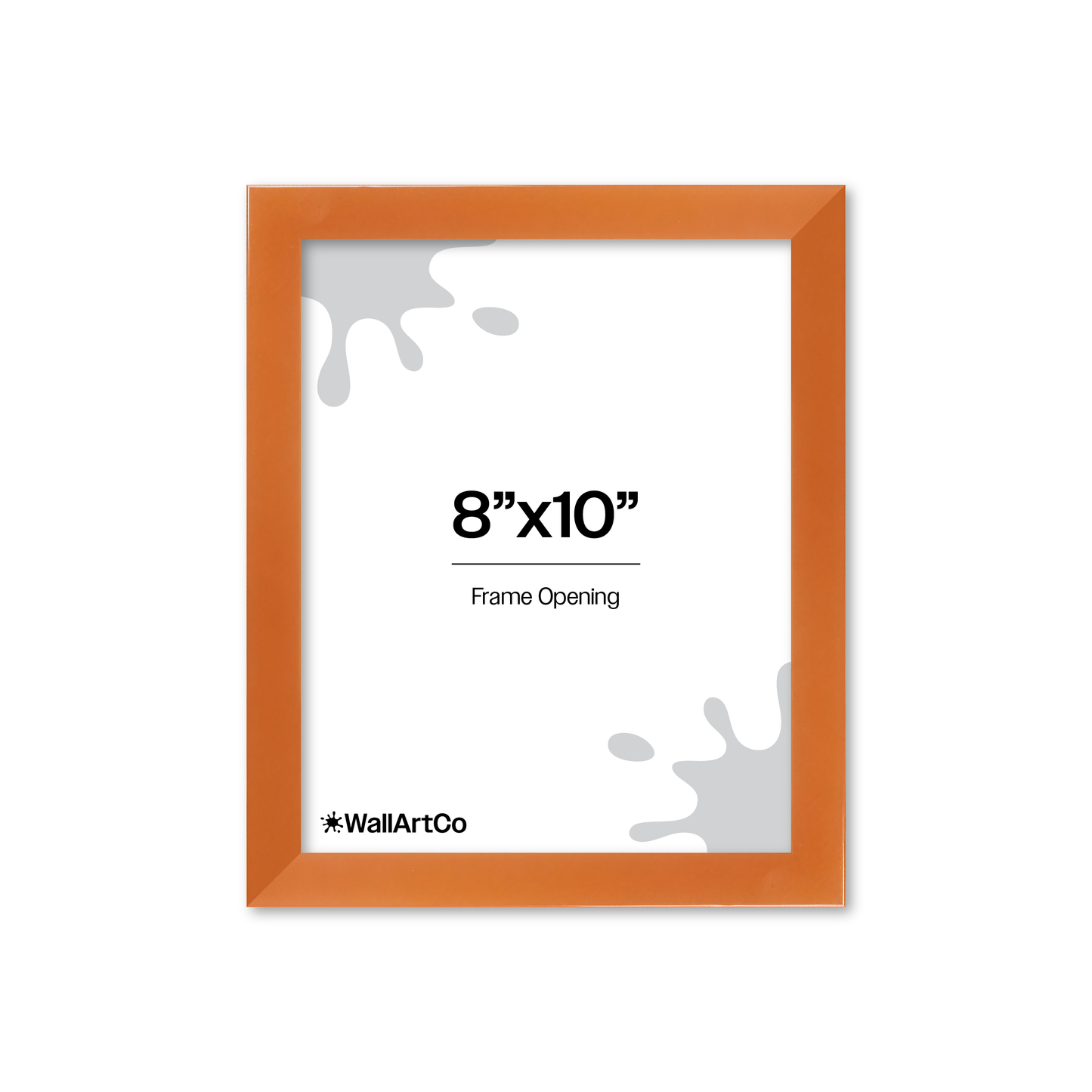 The Head Turner - Orange Picture Frame