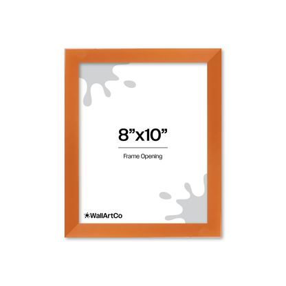 The Head Turner - Orange Picture Frame