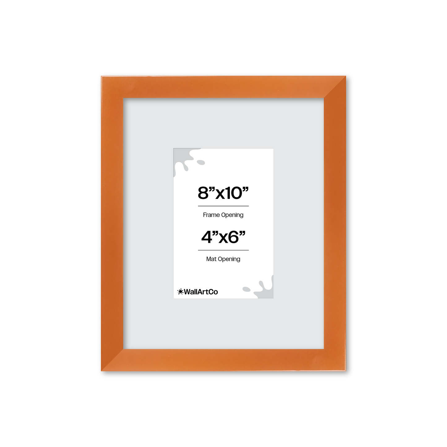 The Head Turner - Orange Picture Frame