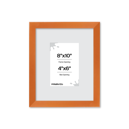 The Head Turner - Orange Picture Frame