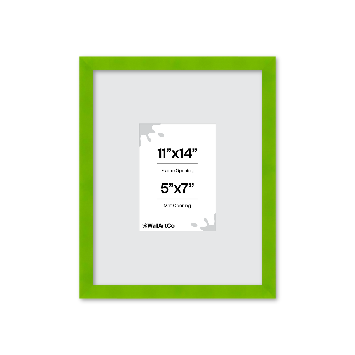 The Head Turner - Green Picture Frame
