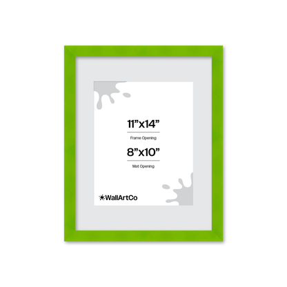 The Head Turner - Green Picture Frame