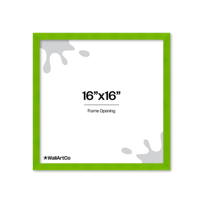 The Head Turner - Green Picture Frame