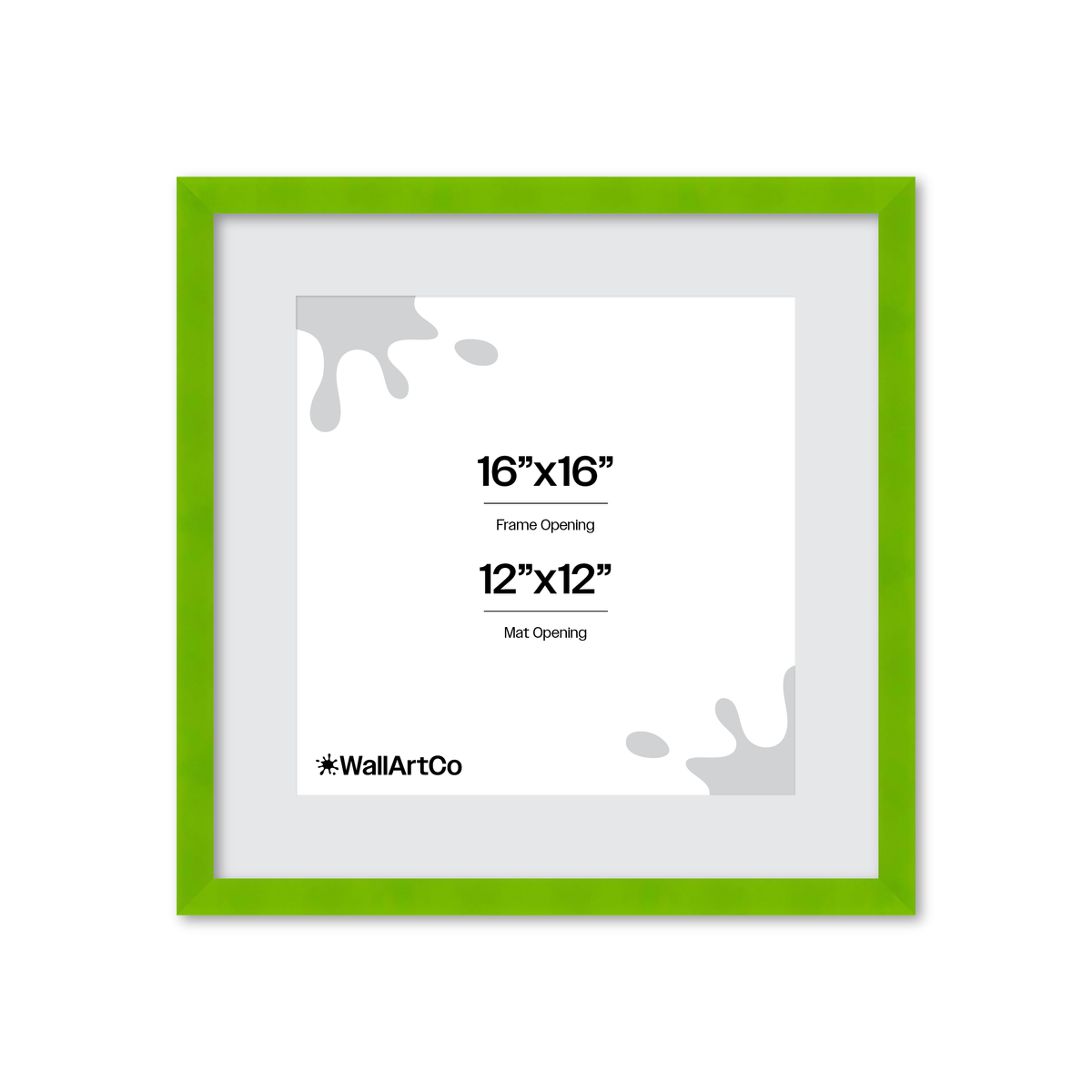 The Head Turner - Green Picture Frame