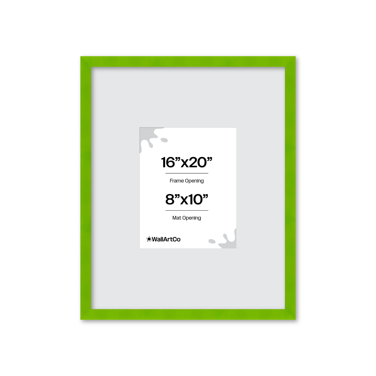 The Head Turner - Green Picture Frame