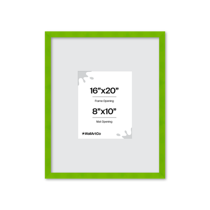 The Head Turner - Green Picture Frame