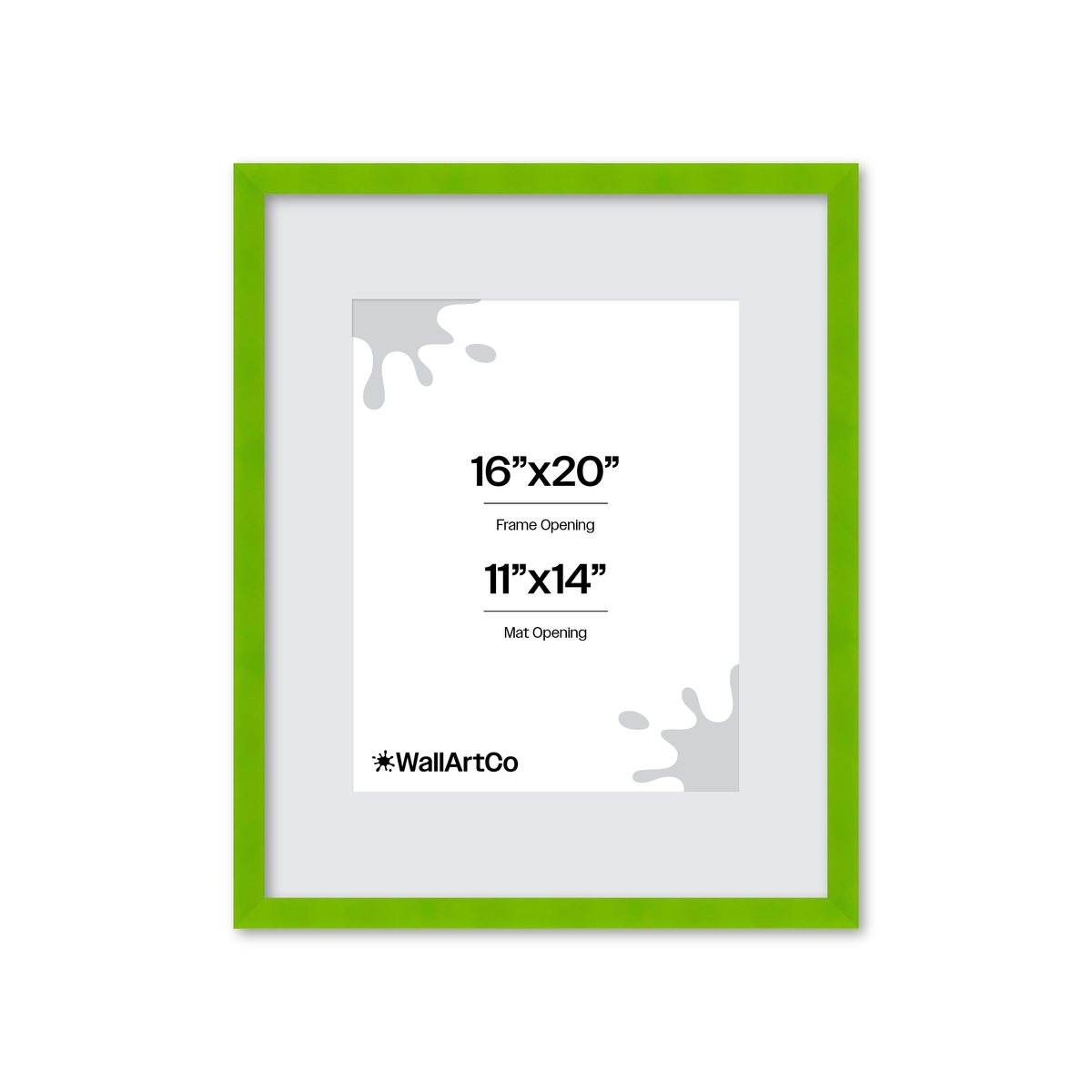 The Head Turner - Green Picture Frame
